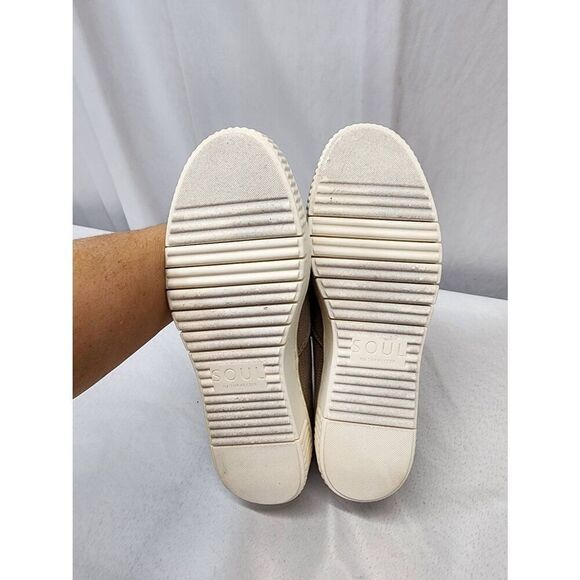 SOUL Naturalizer Size 9.5 Tia Platform Slip-On Sneaker Gray Comfort Shoes - Picture 7 of 8